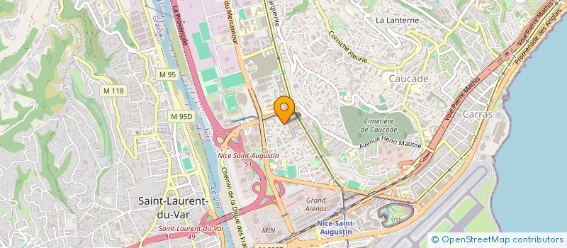 localisation de l'entreprise MADAME SABAH IBRAHIMI à NICE
