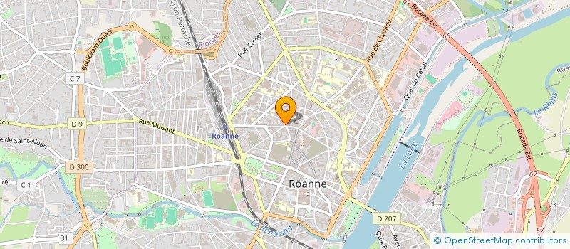 localisation de l'entreprise MADAME SABAH KAMMOUSSI  ROANNE