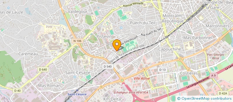 localisation de l'entreprise MADAME SABAH LAMNAOUAR  NIMES