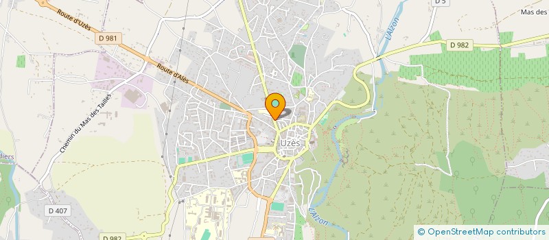 localisation de l'entreprise MADAME SABAH MAHARZI  UZES