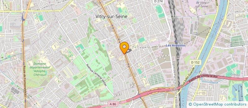 localisation de l'entreprise MADAME SABAH MEHADA à VITRY-SUR-SEINE
