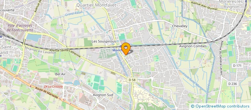 localisation de l'entreprise MADAME SABAH ROUABHIA  AVIGNON