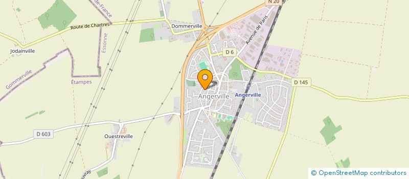 localisation de l'entreprise MADAME SABAH SABAH MECHRI  ANGERVILLE