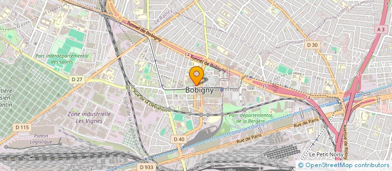 localisation de l'entreprise MADAME SABAH SAGUER  BOBIGNY