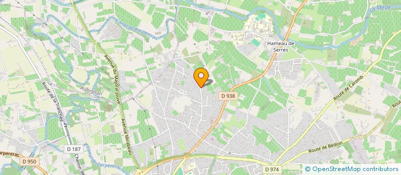 localisation de l'entreprise MADAME SABAH SANHAJI  CARPENTRAS