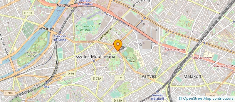 localisation de l'entreprise MADAME SABAH SOUA à ISSY-LES-MOULINEAUX