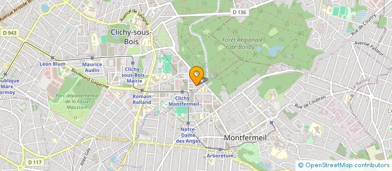 localisation de l'entreprise MADAME SABAH TERZI  CLICHY-SOUS-BOIS