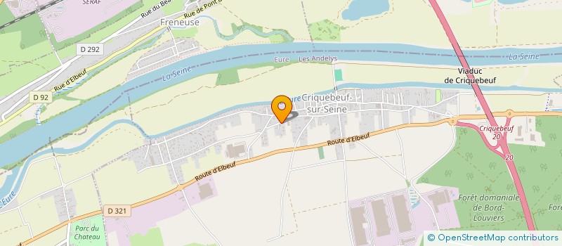 localisation de l'entreprise MADAME SABAH YAHIA-AISSA à CRIQUEBEUF-SUR-SEINE