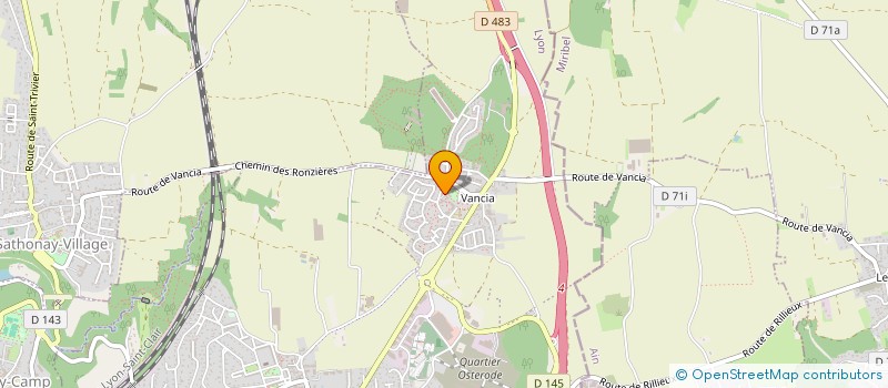 localisation de l'entreprise MADAME SABAH YELLOUL  RILLIEUX-LA-PAPE