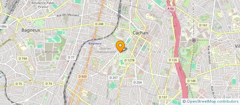 localisation de l'entreprise MADAME SABAYA AHMED  CACHAN