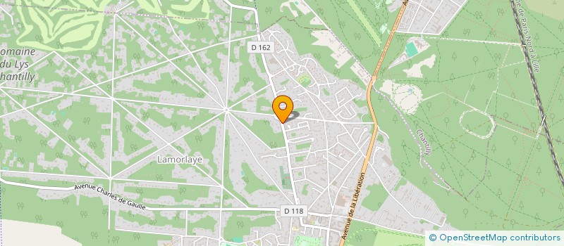 localisation de l'entreprise MADAME SABELINE HELENE CAMPO DELAMARE  LAMORLAYE