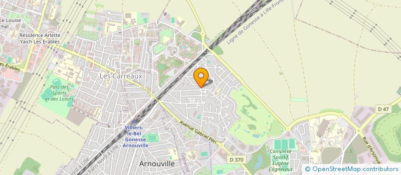 localisation de l'entreprise MADAME SABIHA ABDELKADER  GONESSE