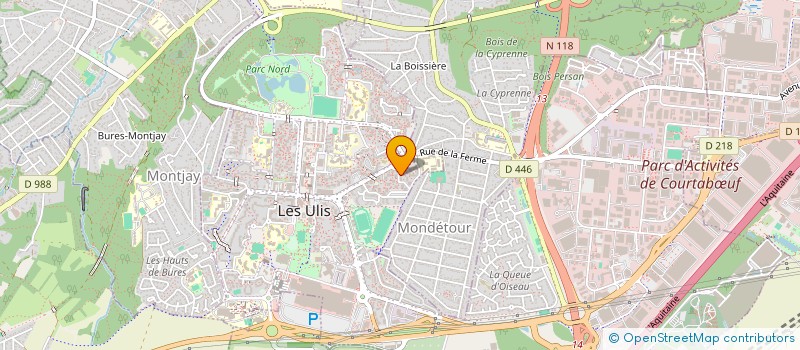 localisation de l'entreprise MADAME SABIHA AOUDIA à LES ULIS