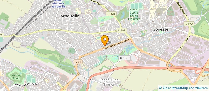 localisation de l'entreprise MADAME SABIHA MADI à GONESSE