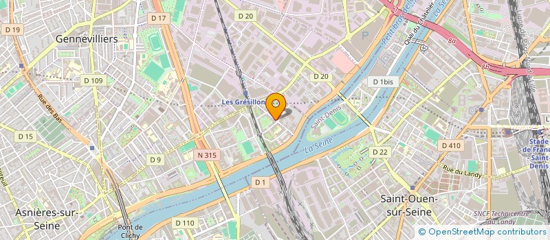 localisation de l'entreprise MADAME SABILA EL HAFFADI  ASNIERES-SUR-SEINE