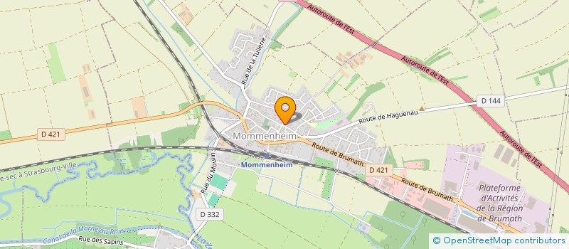 localisation de l'entreprise MADAME SABINA ALAYEVA  MOMMENHEIM