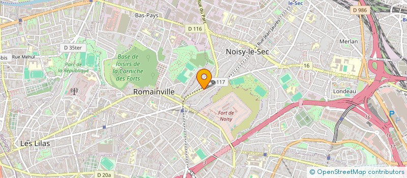 localisation de l'entreprise MADAME SABINA CACUCI à NOISY-LE-SEC