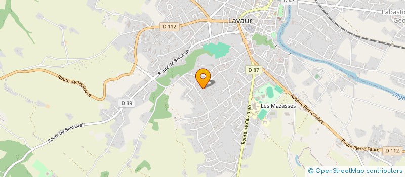 localisation de l'entreprise MADAME SABINA GHANTY  LAVAUR