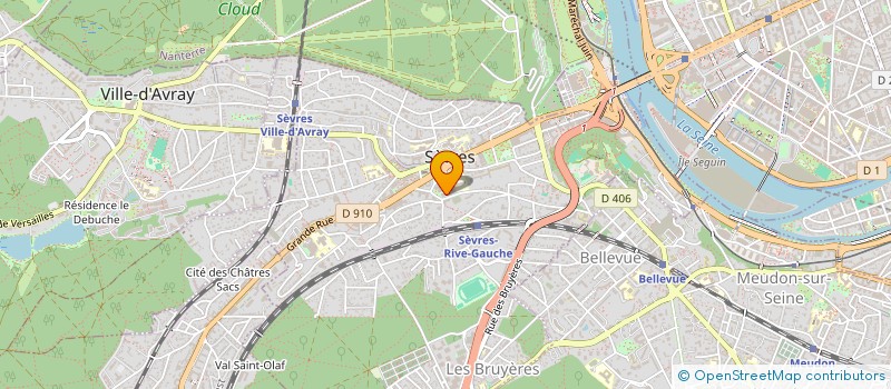 localisation de l'entreprise MADAME SABINA GILLANI  SEVRES