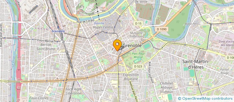 localisation de l'entreprise MADAME SABINA MEKHLOUF  GRENOBLE