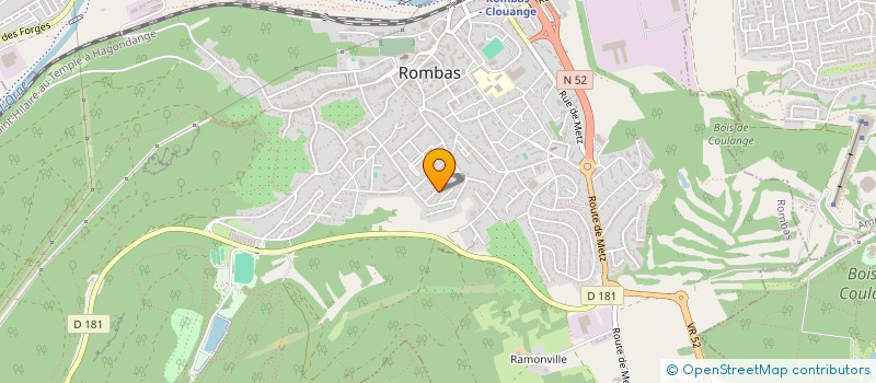 localisation de l'entreprise MADAME SABINA MERKULAJ  ROMBAS