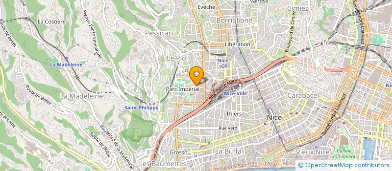 localisation de l'entreprise MADAME SABINA MOROZ  NICE