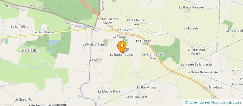 localisation de l'entreprise MADAME SABINA RIBEIRO à OMBREE D'ANJOU
