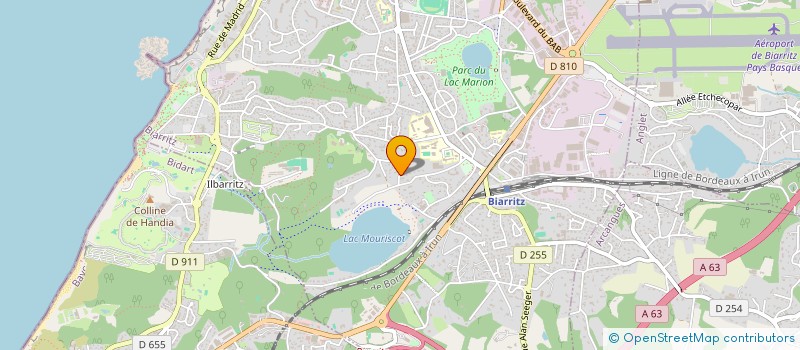 localisation de l'entreprise MADAME SABINA SYMONENKO  BIARRITZ