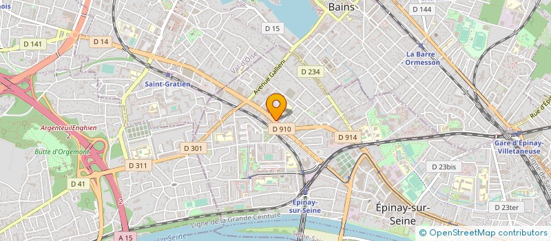 localisation de l'entreprise MADAME SABINE ACOULON à EPINAY-SUR-SEINE