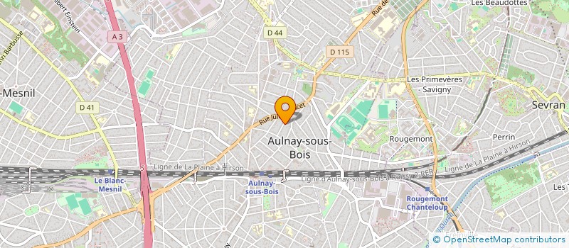 localisation de l'entreprise MADAME SABINE AFRIAT à AULNAY-SOUS-BOIS