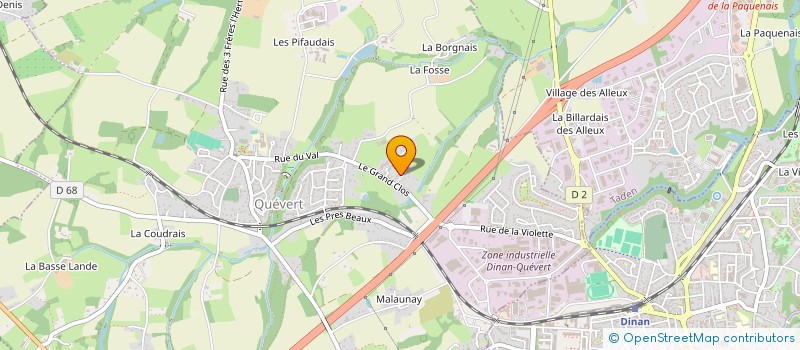 localisation de l'entreprise MADAME SABINE ALABI  QUEVERT