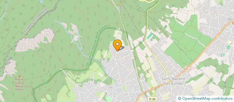 localisation de l'entreprise MADAME SABINE ALBERT  SAINT-ISMIER