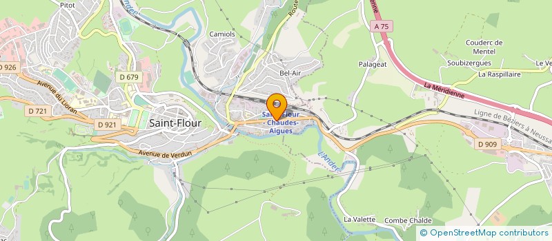 localisation de l'entreprise MADAME SABINE ALBISSON à SAINT-FLOUR