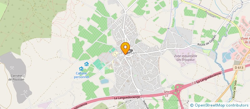 localisation de l'entreprise MADAME SABINE ALIBERT  POUSSAN