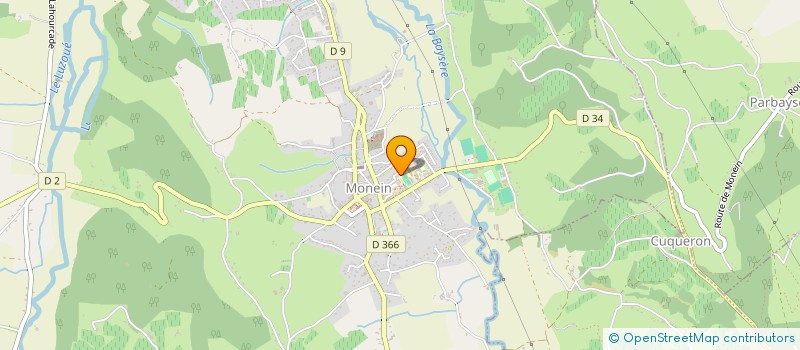 localisation de l'entreprise MADAME SABINE AMADIEU  MONEIN