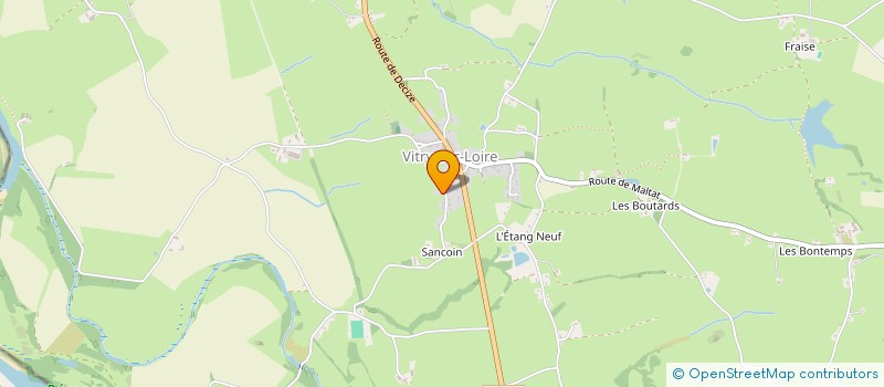 localisation de l'entreprise MADAME SABINE AMORE  VITRY-SUR-LOIRE