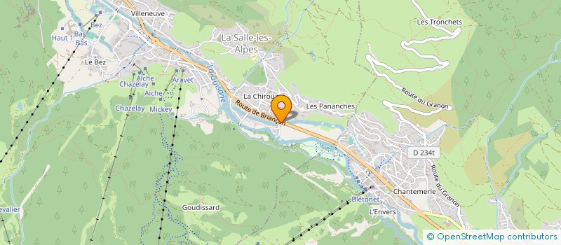 localisation de l'entreprise MADAME SABINE AMORFINI  LA SALLE-LES-ALPES