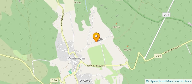 localisation de l'entreprise MADAME SABINE ANDREOTTA  MONTMEYAN