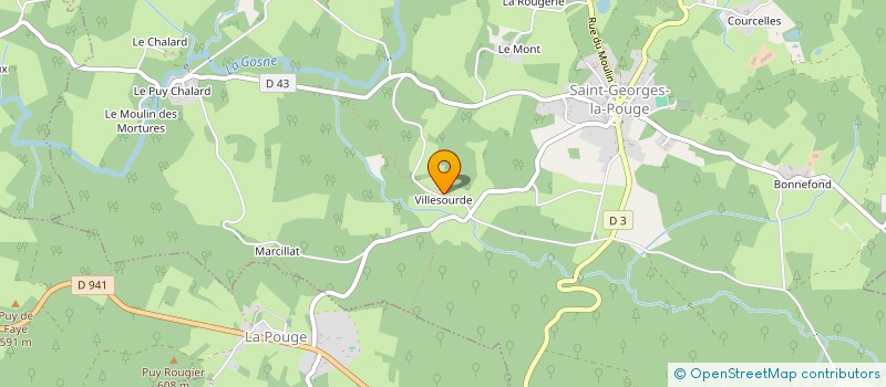 localisation de l'entreprise MADAME SABINE ARCHAS à SAINT-GEORGES-LA-POUGE