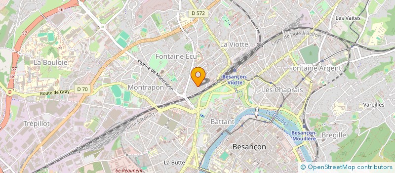localisation de l'entreprise MADAME SABINE ARMBRUSTER à BESANCON