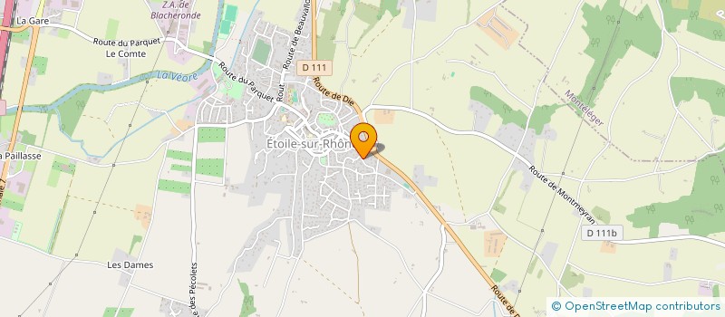 localisation de l'entreprise MADAME SABINE ARSAC  ETOILE-SUR-RHONE