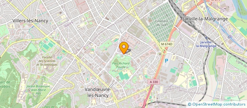 localisation de l'entreprise MADAME SABINE ASTOLFI  VANDUVRE-LES-NANCY