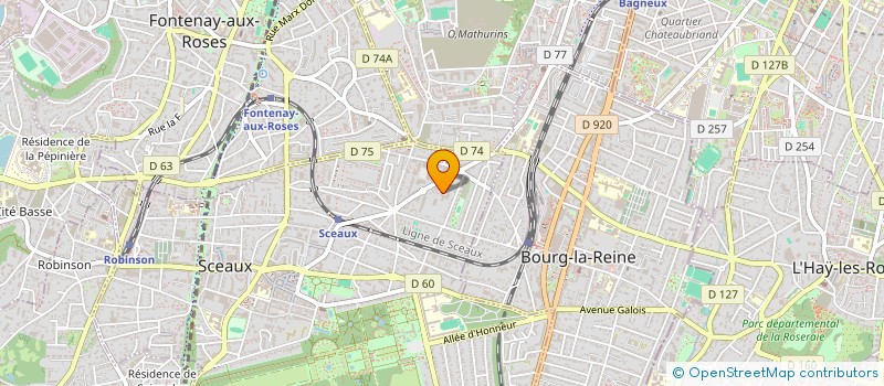 localisation de l'entreprise MADAME SABINE ATTIA à SCEAUX