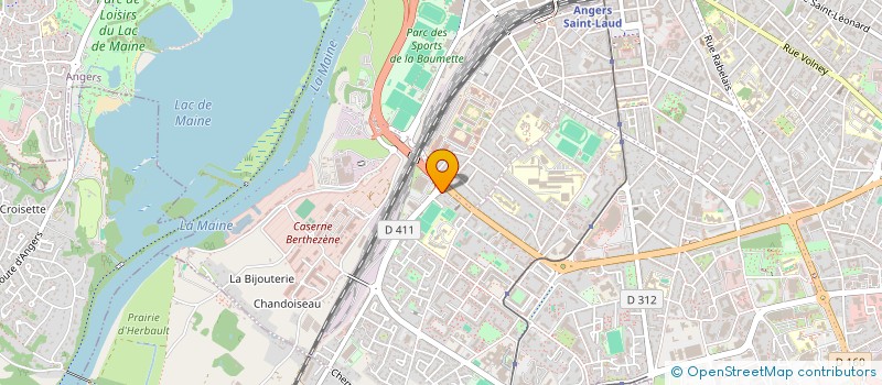 localisation de l'entreprise MADAME SABINE AUDEMARD D'ALANCON à ANGERS