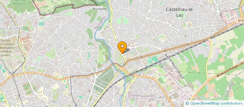 localisation de l'entreprise MADAME SABINE BAILE  CASTELNAU-LE-LEZ