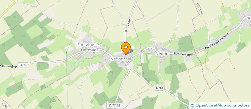 localisation de l'entreprise MADAME SABINE BAJEUX  NEDONCHEL