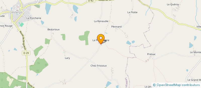 localisation de l'entreprise MADAME SABINE BAJON à LESTERPS