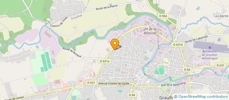 localisation de l'entreprise MADAME SABINE BALDI  GRAULHET