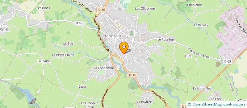 localisation de l'entreprise MADAME SABINE BALLAN  MORNANT