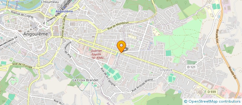 localisation de l'entreprise MADAME SABINE BALLION à ANGOULEME